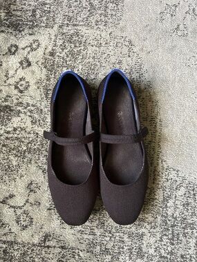 Rothy’s the square Mary Jane size 6 black